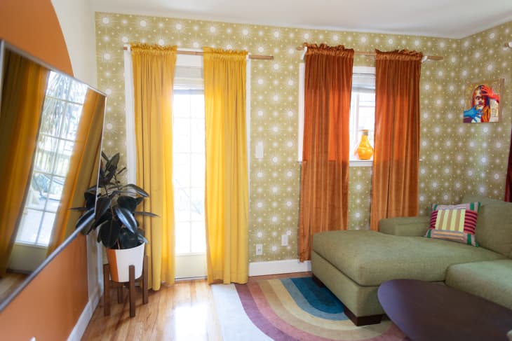 Your Curtains Don't Always Have to Match, and This Living Room Proves ...